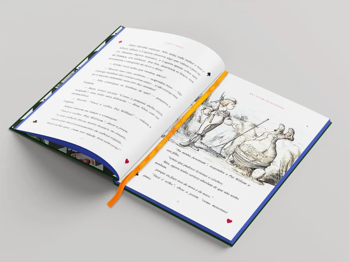 Alice no Pais das Maravilhas - Lewis Carroll \| Luxo Capa Dura