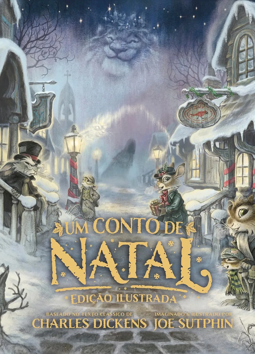 Um conto de Natal ― Edição de luxo com capa dura e ilustrações internas: Edição ilustrada