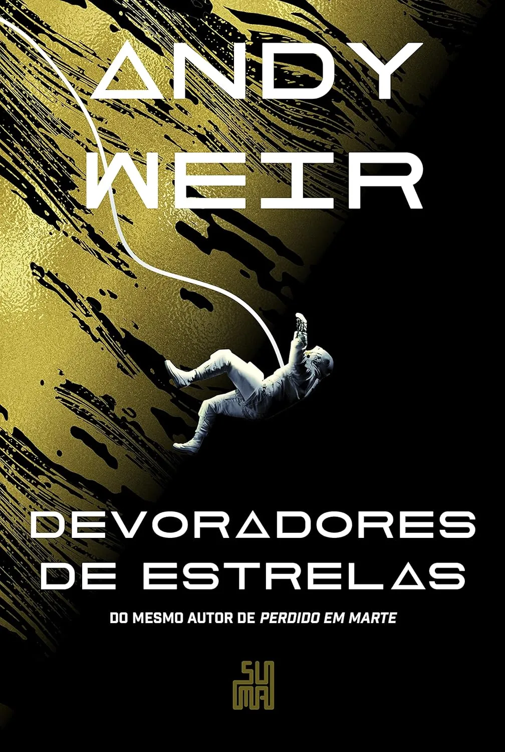 Capa do livro Devoradores de Estrelas, de Andy Weir, publicado pela Suma