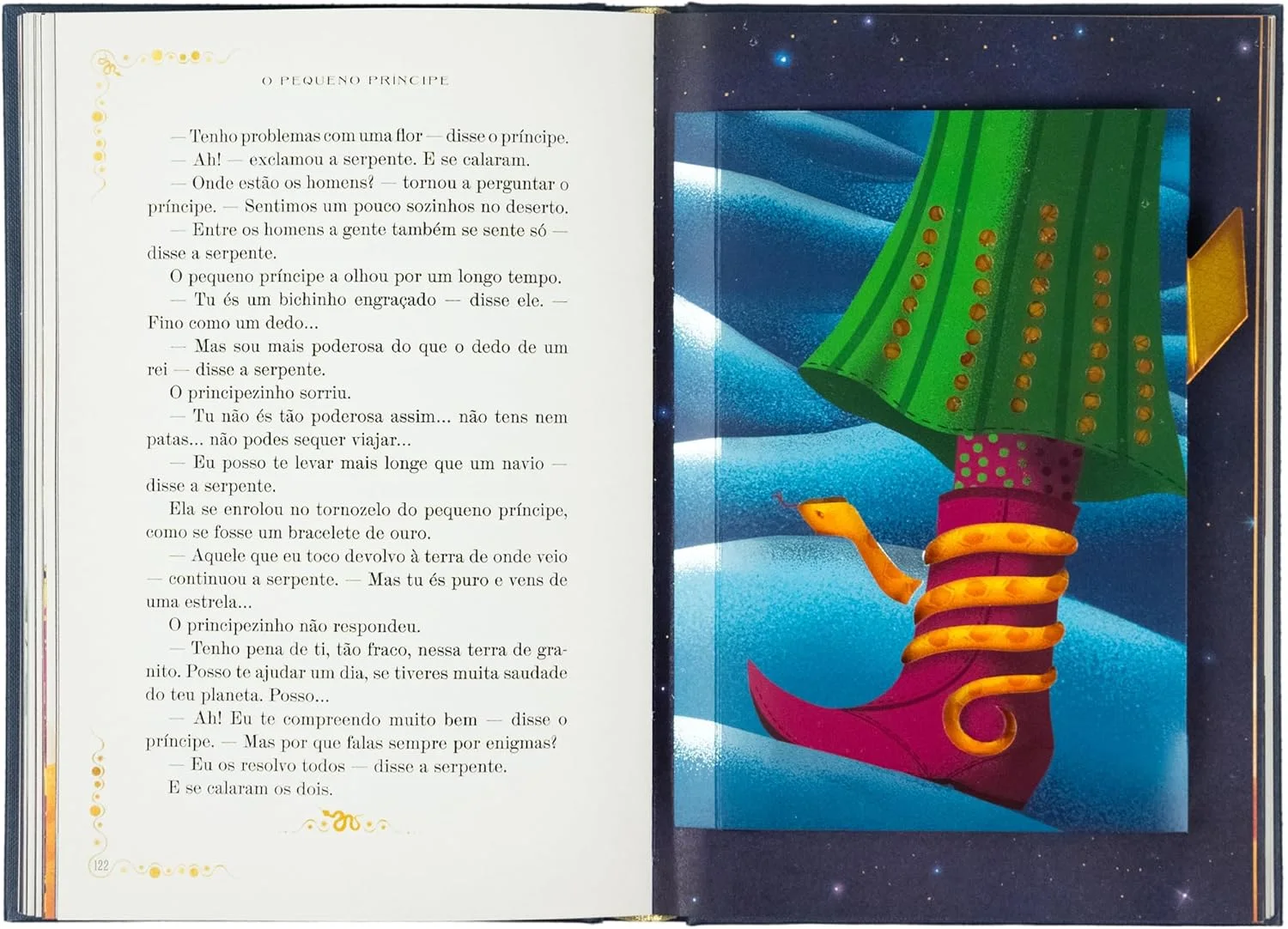 O Pequeno Príncipe – Edição de luxo comemorativa de 80 anos ilustrada e com elementos interativos do estúdio MinaLima